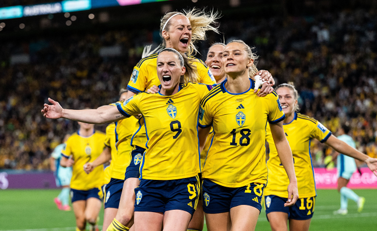 2-0！瑞典女足斩获世界杯季军，东道主第四，创历史最佳战绩