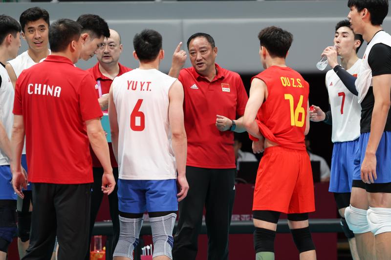 （杭州亚运会）（5）排球——男子交叉赛：中国胜印度尼西亚