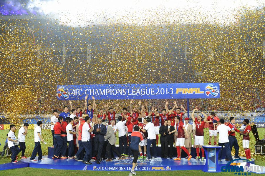 2013亚冠决赛：广州恒大创造历史 主场平首尔FC总比分3:3夺冠