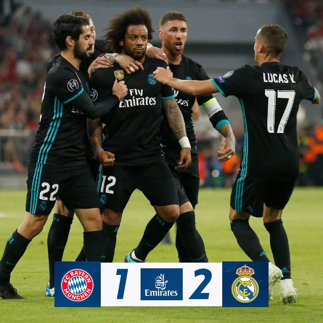 战报｜2-1，皇家马德里在安联球场逆转拜仁慕尼黑！