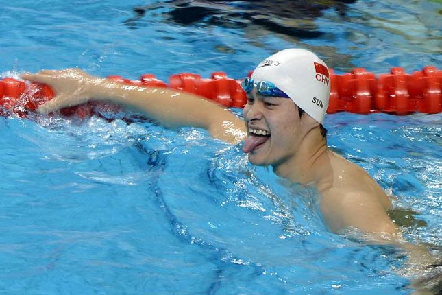 全运男子200米自由泳：孙杨晋级半决赛