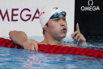 世游赛：孙杨晋级男子800米自由泳决赛